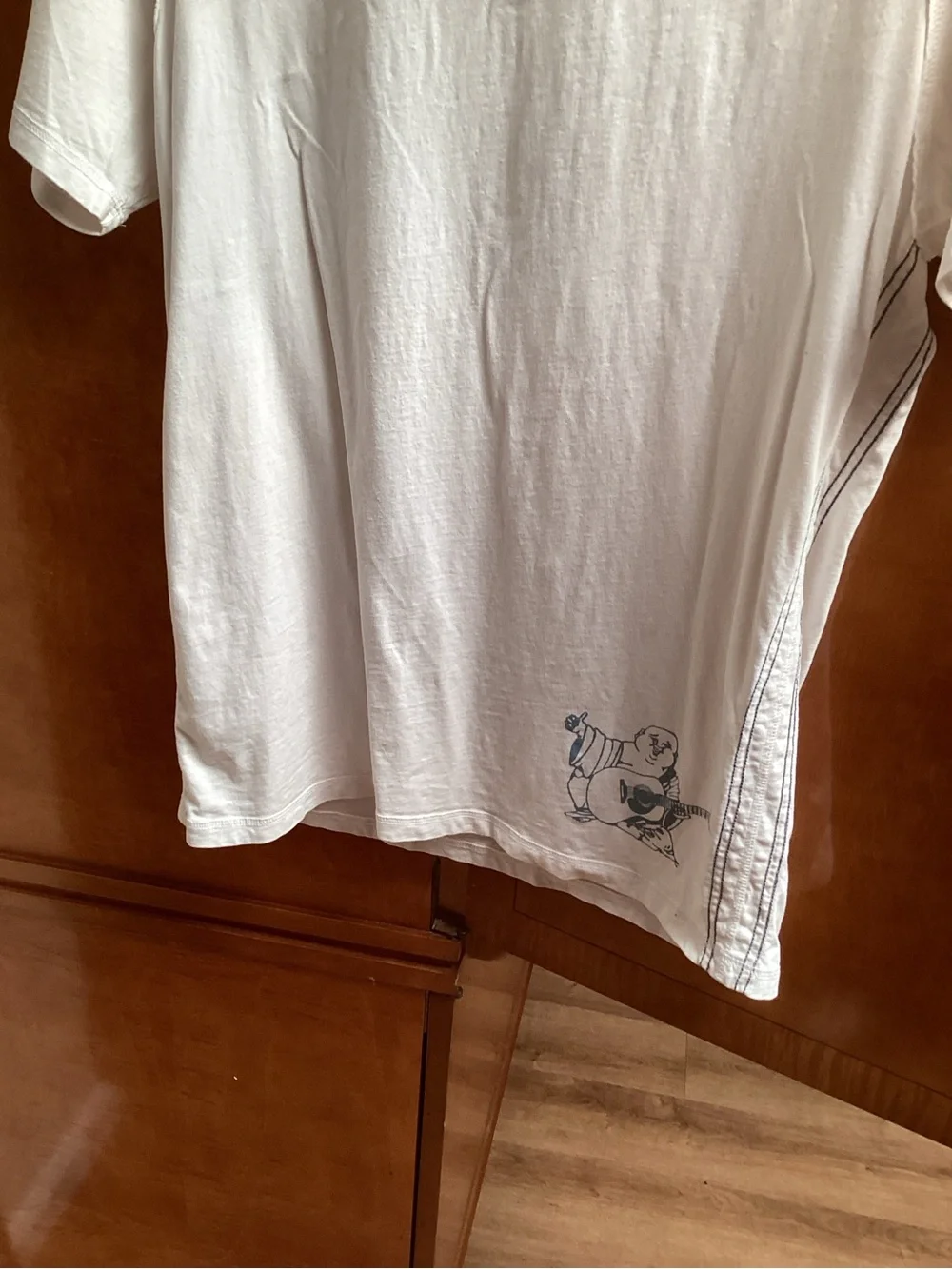 True Religion White Logo Tee. 771